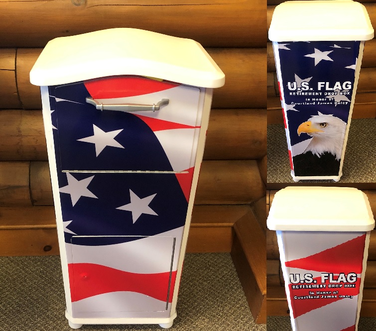 Courtland James Daley Flag Drop Box Picture